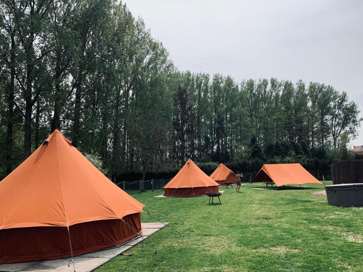Fiertelmeers Boutique Glamping Hotel Ronse Exterior foto